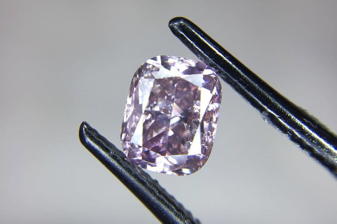 2 carat ct. Pink Diamond Inspection Appraisal GIA VS Cushion Cut